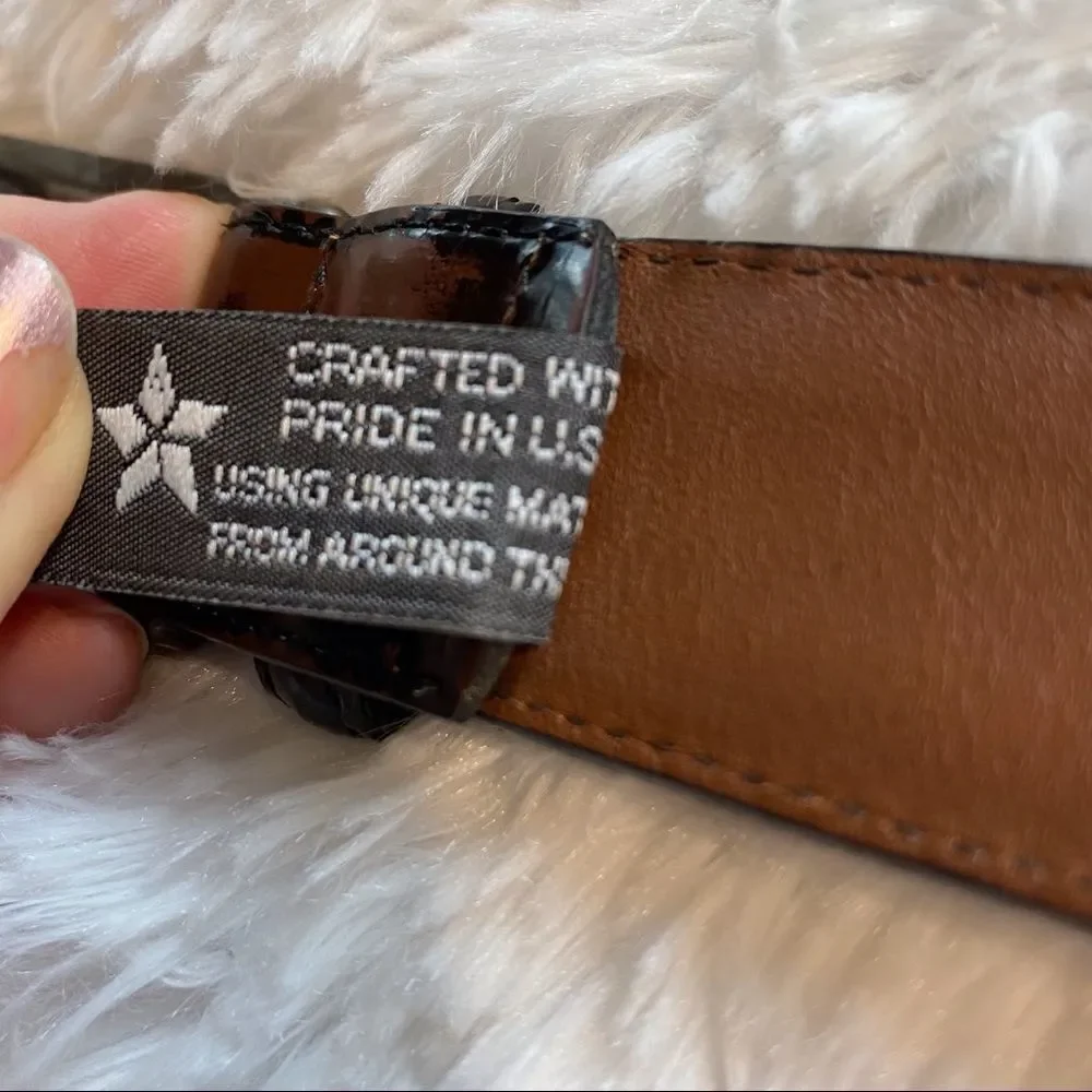 Brighton Brown Leather Belt